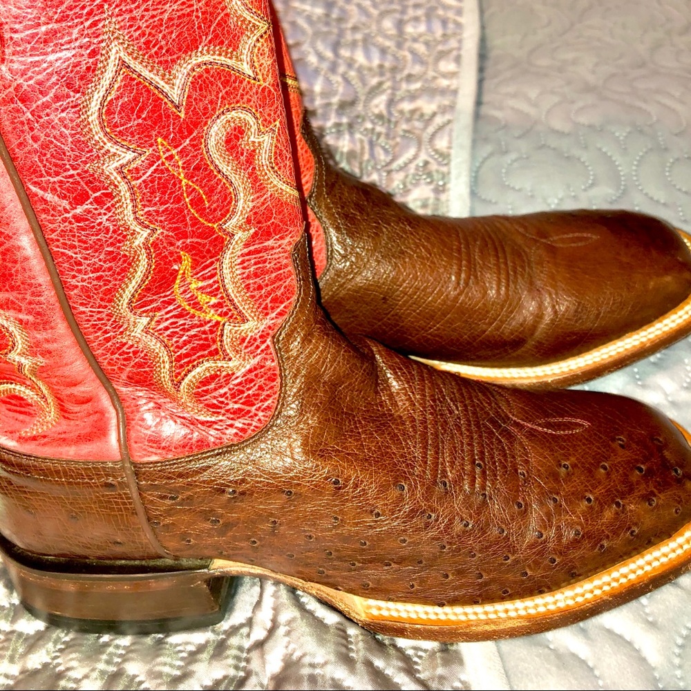 Lucchese smooth Ostrich 9D